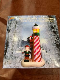 Santa Climbing Chimmey inflatable