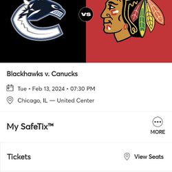 Blackhawks Tickets 2/13