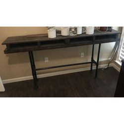 Industrial Tv Console Table