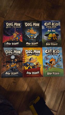 Dog Man and Cat Kid Comic Club Books