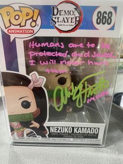 NEZUKO KAMADO /ABBAY TROTT AUTOGRAPH FUNKO