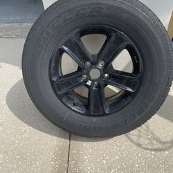 Jeep Wrangler Altitude 18’’ Black Wheels With 33” Tires