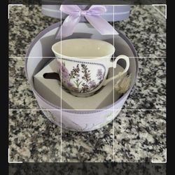 Porcelain Teacup And Saucer Set