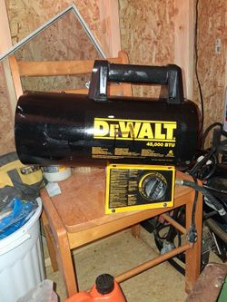DeWalt 45,000 BTU Propane Forced Air Heater