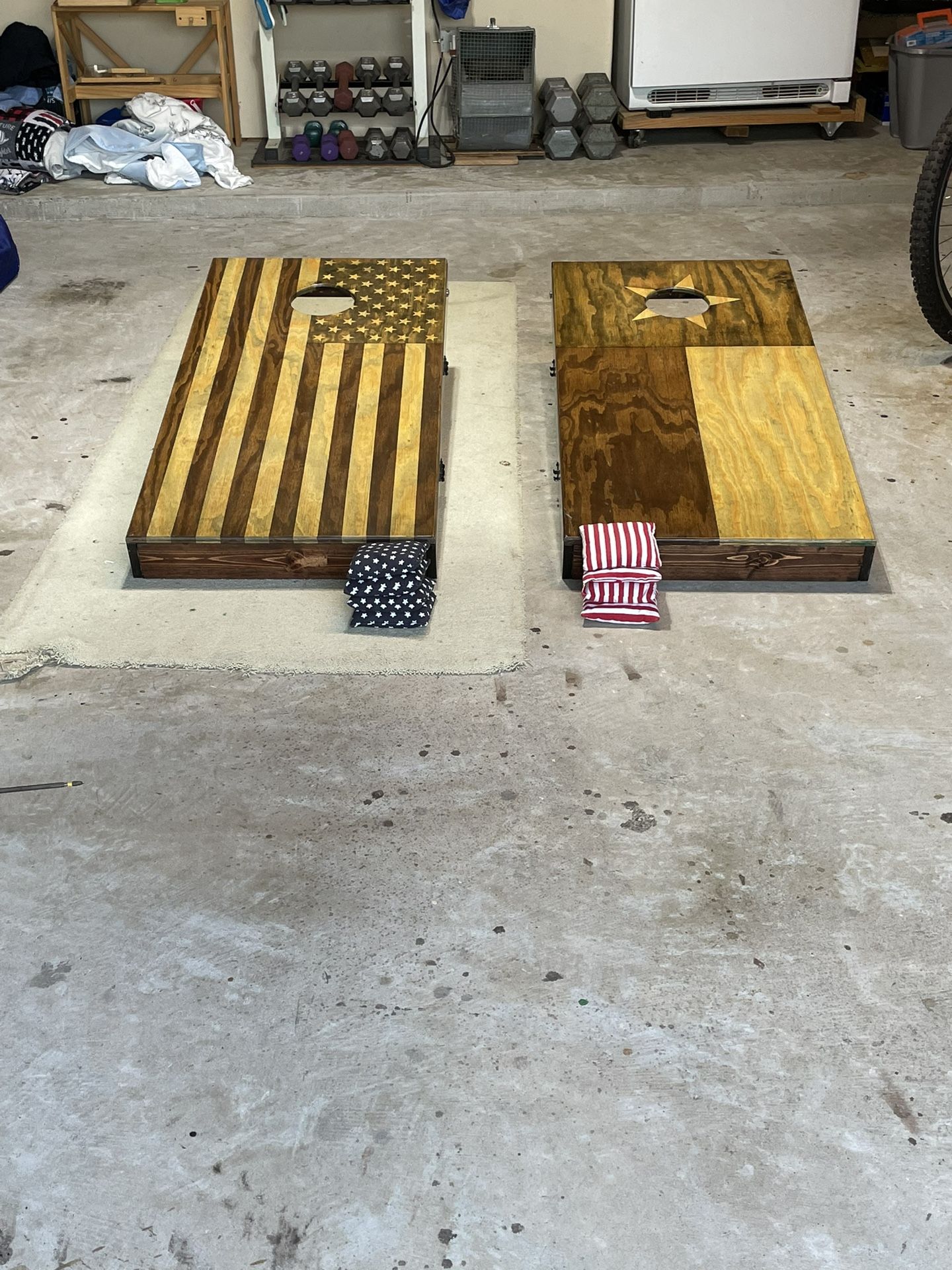 Patriotic Cornhole Boards