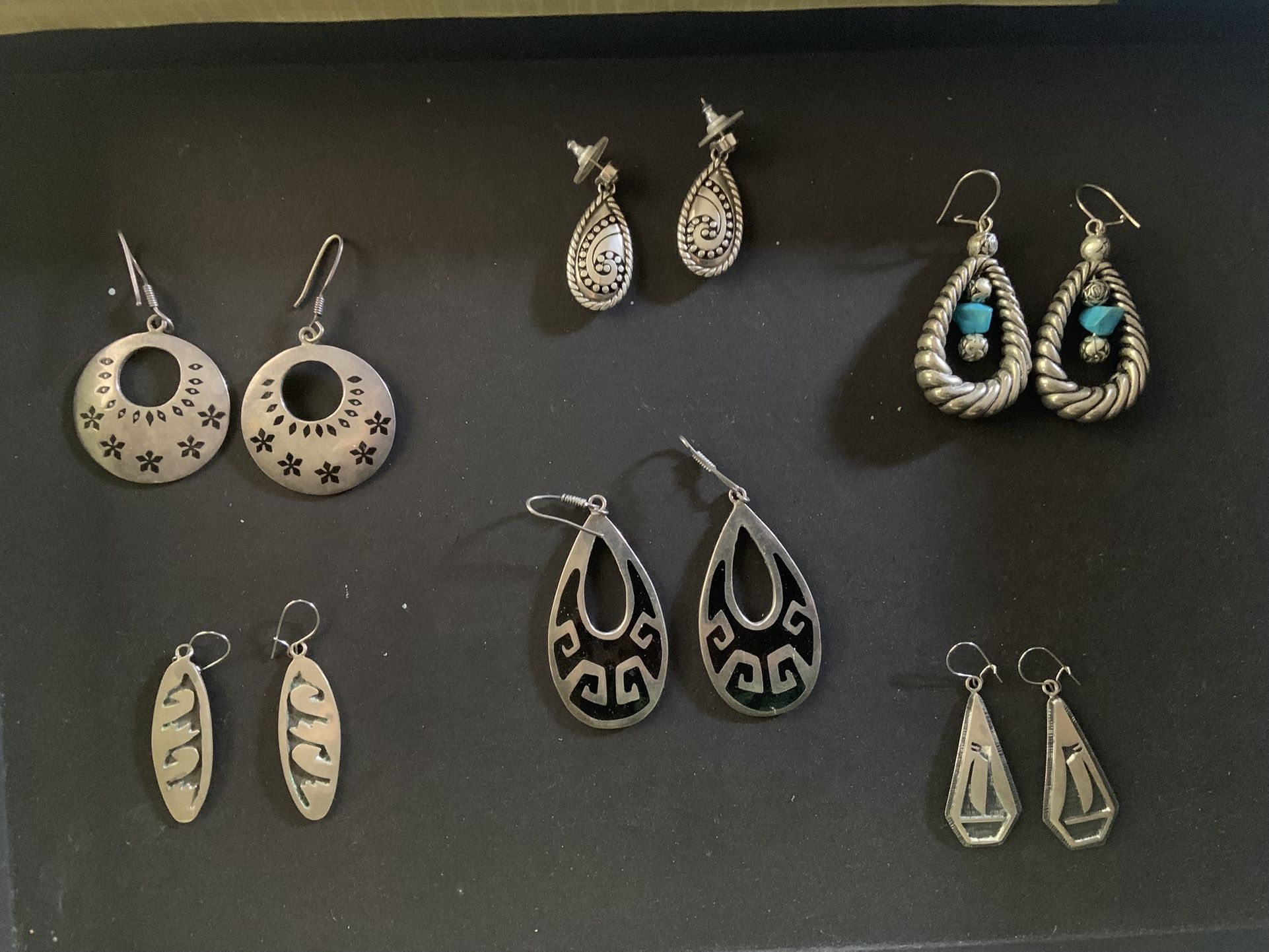 Assorted Silver Earrings
