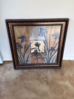 Large Glass/Metal Picture Frame -33”X33”