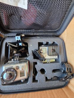 Gopro kit with hero 2 and hero 4 and extras