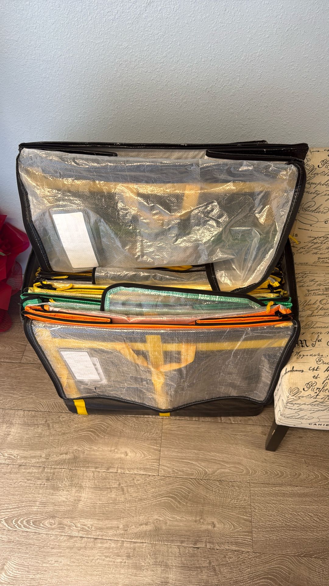 Courier Delivery Moving Style Torte Bags Box Collapsable Tug Anywhere