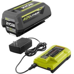 40 Volt Battery And Charger 