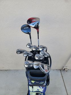 Nike VRS COVERT & Machspeed Golf Club Set Right Handed W/Ogio Stand Bag
