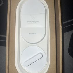 White Simplisafe Smart lock For Front Door 