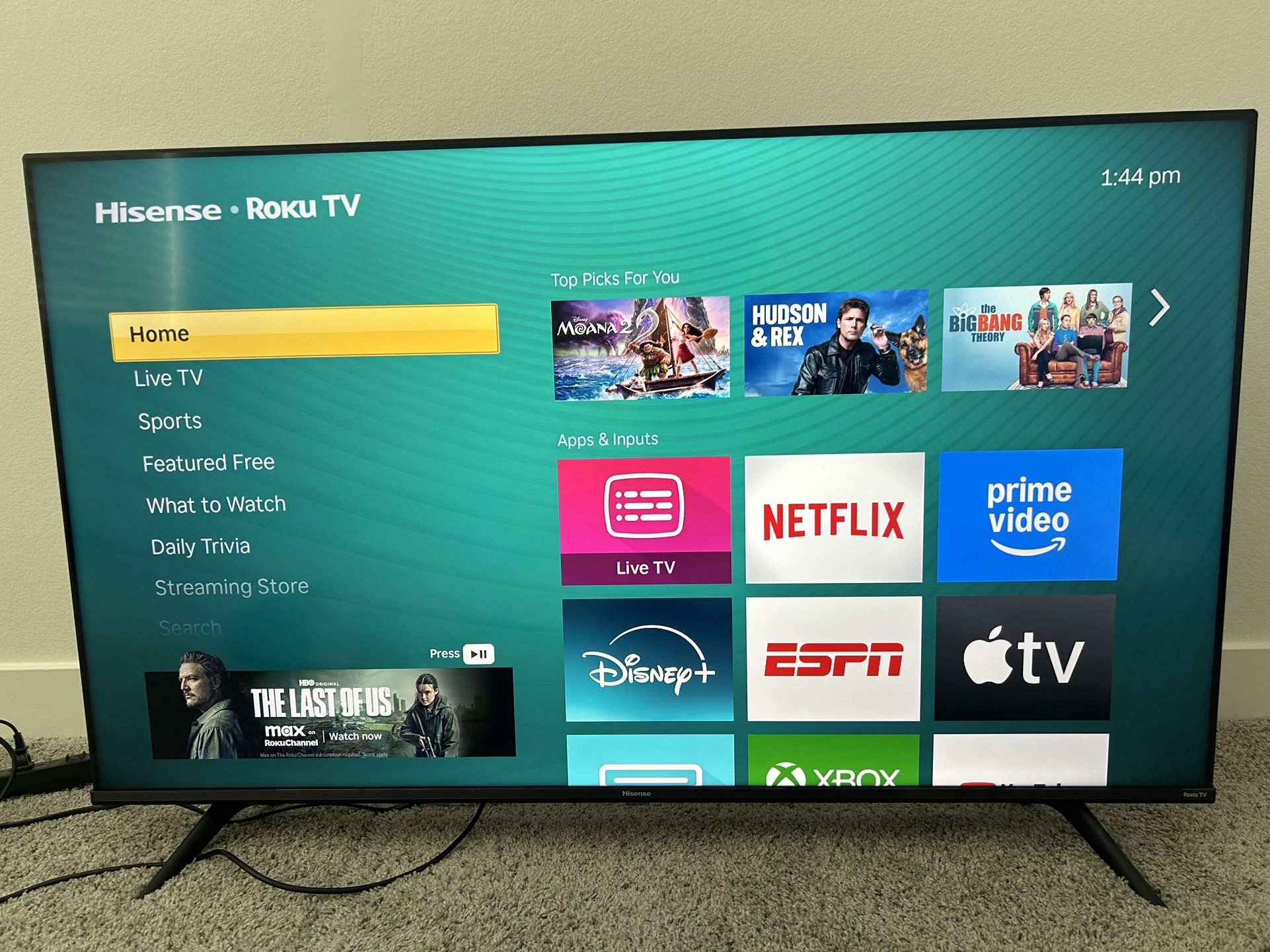 50 Inch 4k Hisense Roku TV