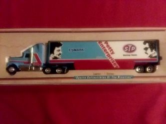 Richard and Kyle Petty Transporter