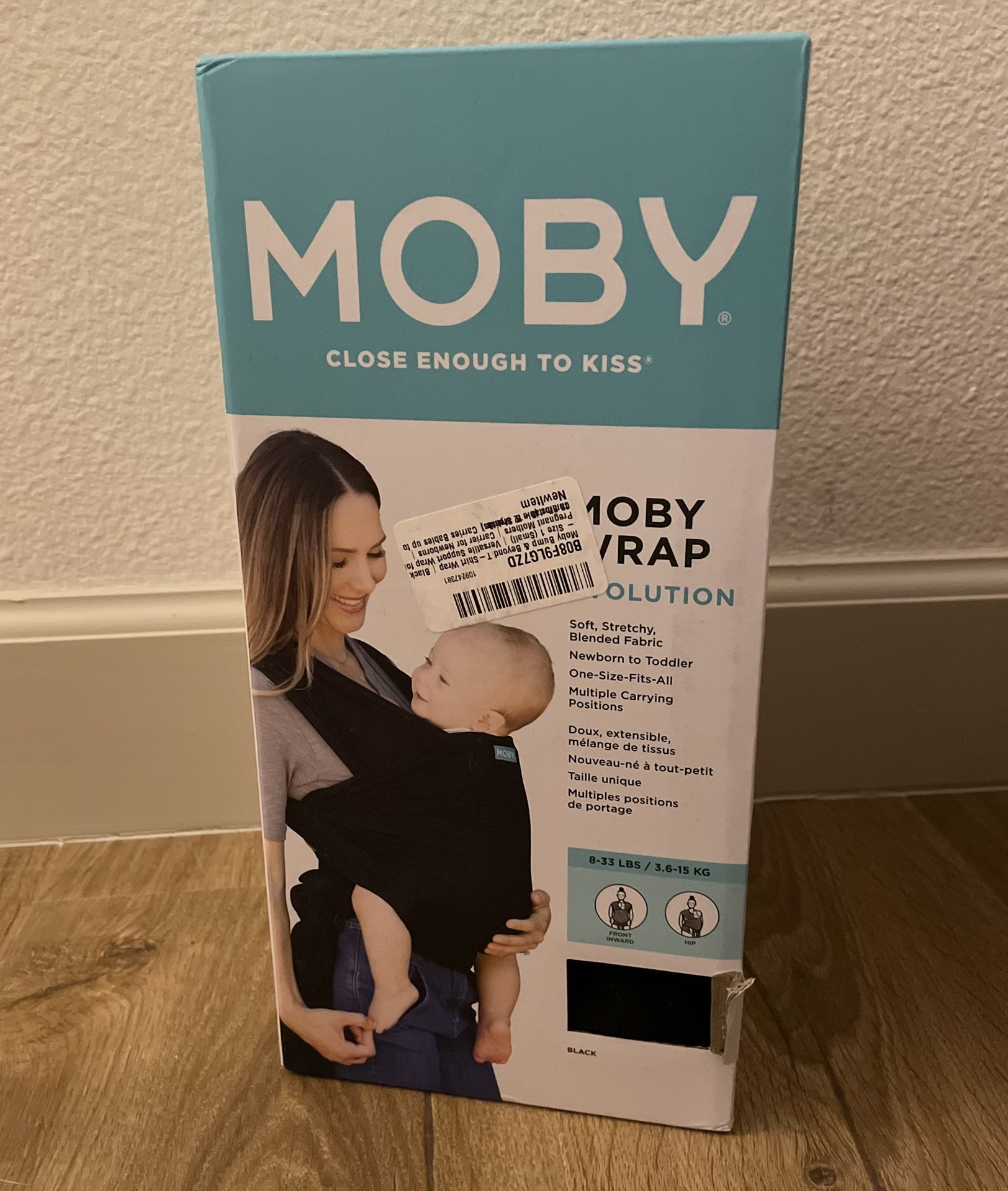 Black Moby Wrap (size 1)