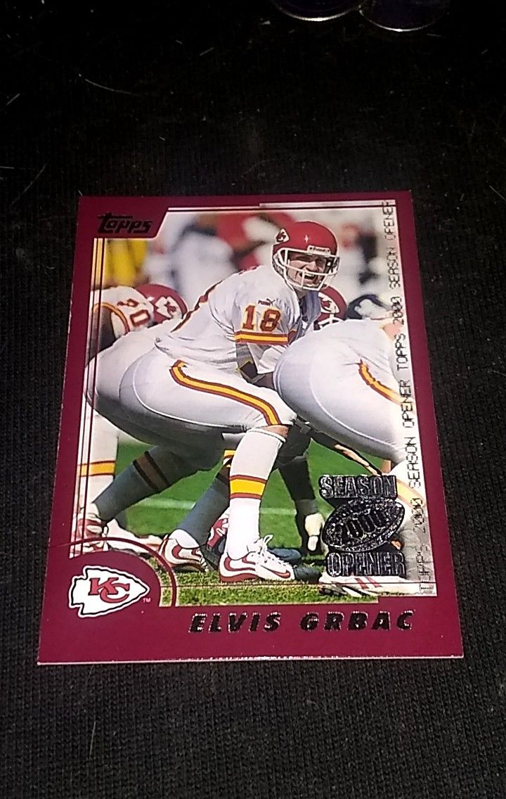 Chiefs football card