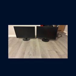 Double 24” In Monitors 