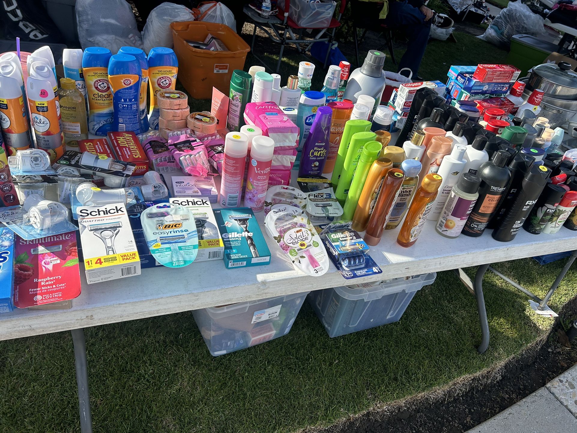 Yard sale Hygiene Products