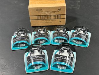 Bulk Lot of 60 Maxell EB-95 Stereo Earbuds 3.5mm
