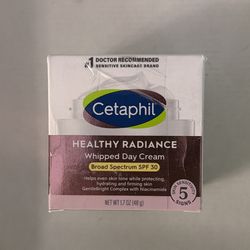 Cetaphil Face Healthy Radiance Whipped Day Cream W/SPF 30, EXP: 1.7Oz 07/26