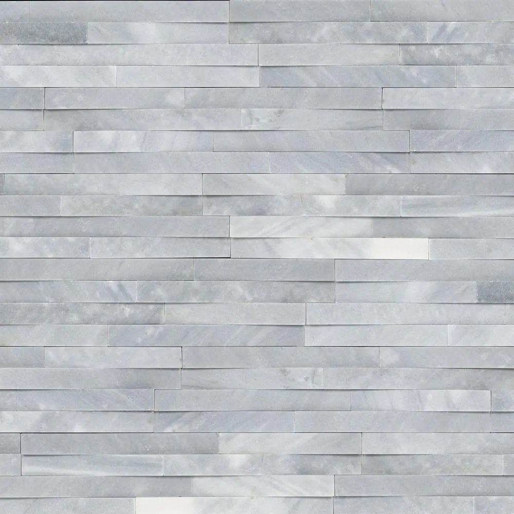MSI Cosmic Gray 3D Ledger Panel 6x24in Honed Marble Wall Tile - 4sq ft