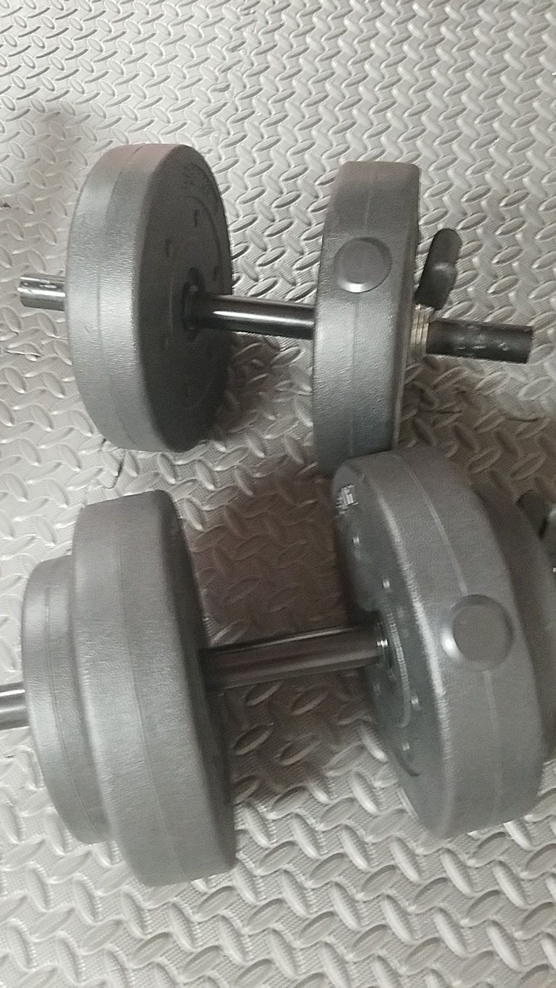 Whole dumbbell set fitness ball and ab wheels