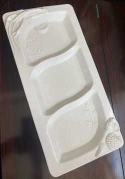 Large Three Dish Plate