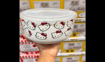 Hello kitty storage bowls