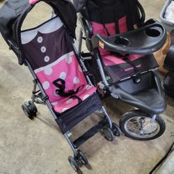 2 Travel Strollers