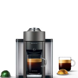 Nespresso Vertuo Coffee and Espresso Machine by De'Longhi,54 oz, Titan,Gray