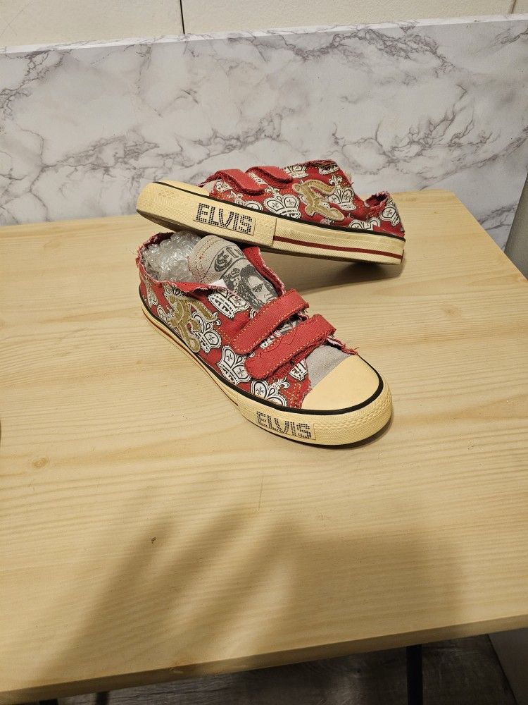 Elvis Presley Shoes | Elvis Presley Rock and Roll Collectors Edition Sho | Color: Red/White | Size: 6Y