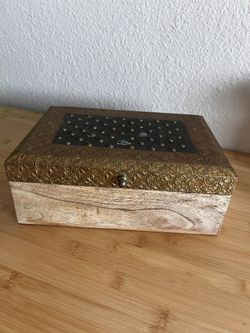 $12 Wooden Jewelry Box Bought In Spain 