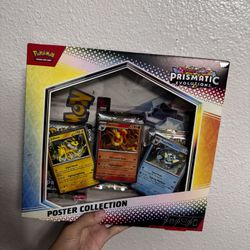 Pokemon Prismatic Evolutions Póster Collection Box 