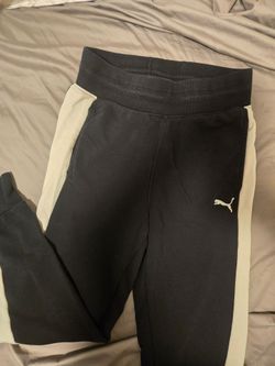Puma Black and White Track Sweatpants
