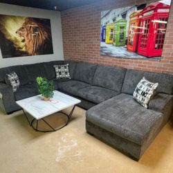 $10 PAYMENT🎯Ballinasloe Smoke Sectoniol with Chaise/OTHER COLOR AVAİLABLE 