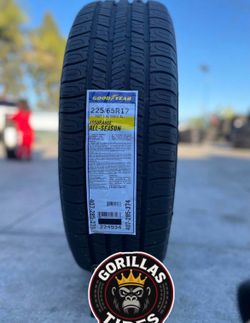 225/65/17 Goodyear assurance all season 4 new tires installed ✅ instaladas ✅ hacemos alineación COMPUTARIZADA