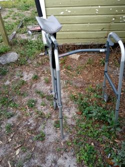 Walker For Sale Also Has Piece For Arm And Roller Wheels. $25 OBO