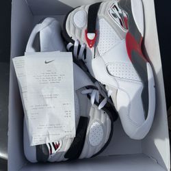 Jordan 8 Retro White True Red (2025) Size 10 $180