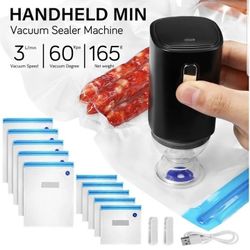 Portable Handheld Electric Vacuum Pump, Rechargeable

