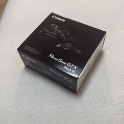 Canon G7x iii Black NEW
