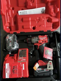 M18 Fuel 1/2" Hammer Drill/Driver Kit Milwaukee Kit de taladro/destornillador de martillo M18 Fuel 1/2"