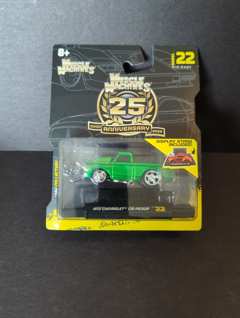 Miasto Muscle Machines 25 Th Anniversary 1972 Chevrolet C10 Pickup