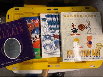 DISNEY MARVEL AND WARNER BROS ANIMATION BOOKS