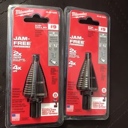 Milwaukee 7/8 In.and 1_1/8in.#9 Step Black oxide Beach