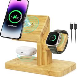 3 in 1 Wireless Charging Station for Apple Devices