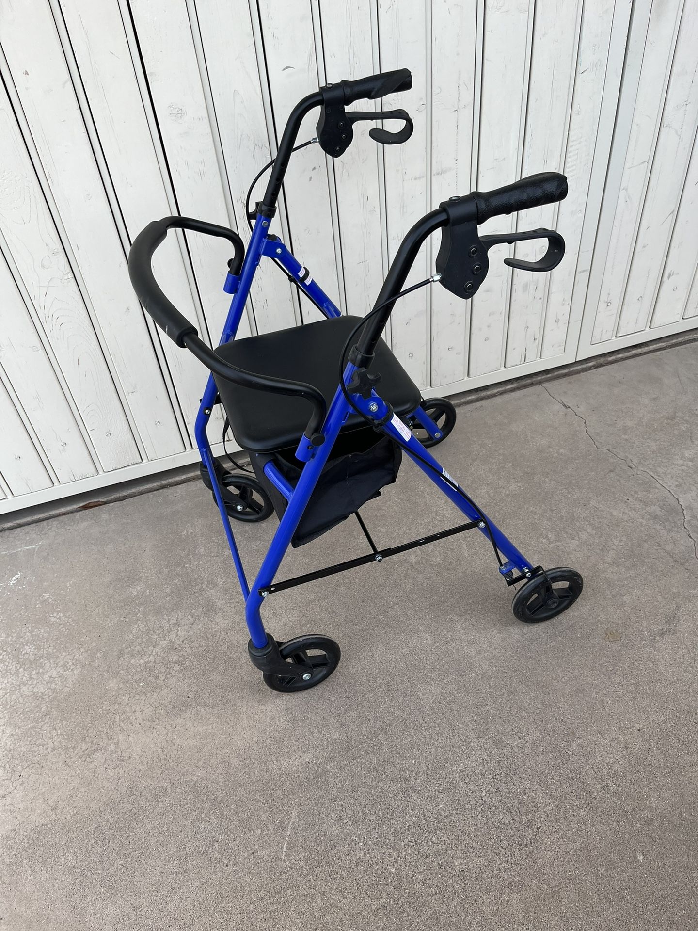 Blue Walker With Storage Area