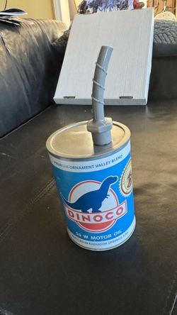 Disney Parks Dinoco Motor Oil Souvenir Cup with Straw, Cars Theme