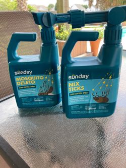 Sunday Mosquito Deleto & Nix Ticks yard Control Spray