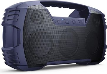 Houl Zallee IPX7 Waterproof Bluetooth Speaker, 40W Portable Wireless Speakers, 32H Playtime, Stereo Loud Sound, Deep Bass, Bluetooth 5.0, Built-in Mic
