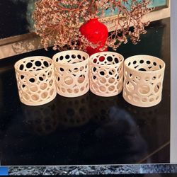 4 Votive Candle Holders